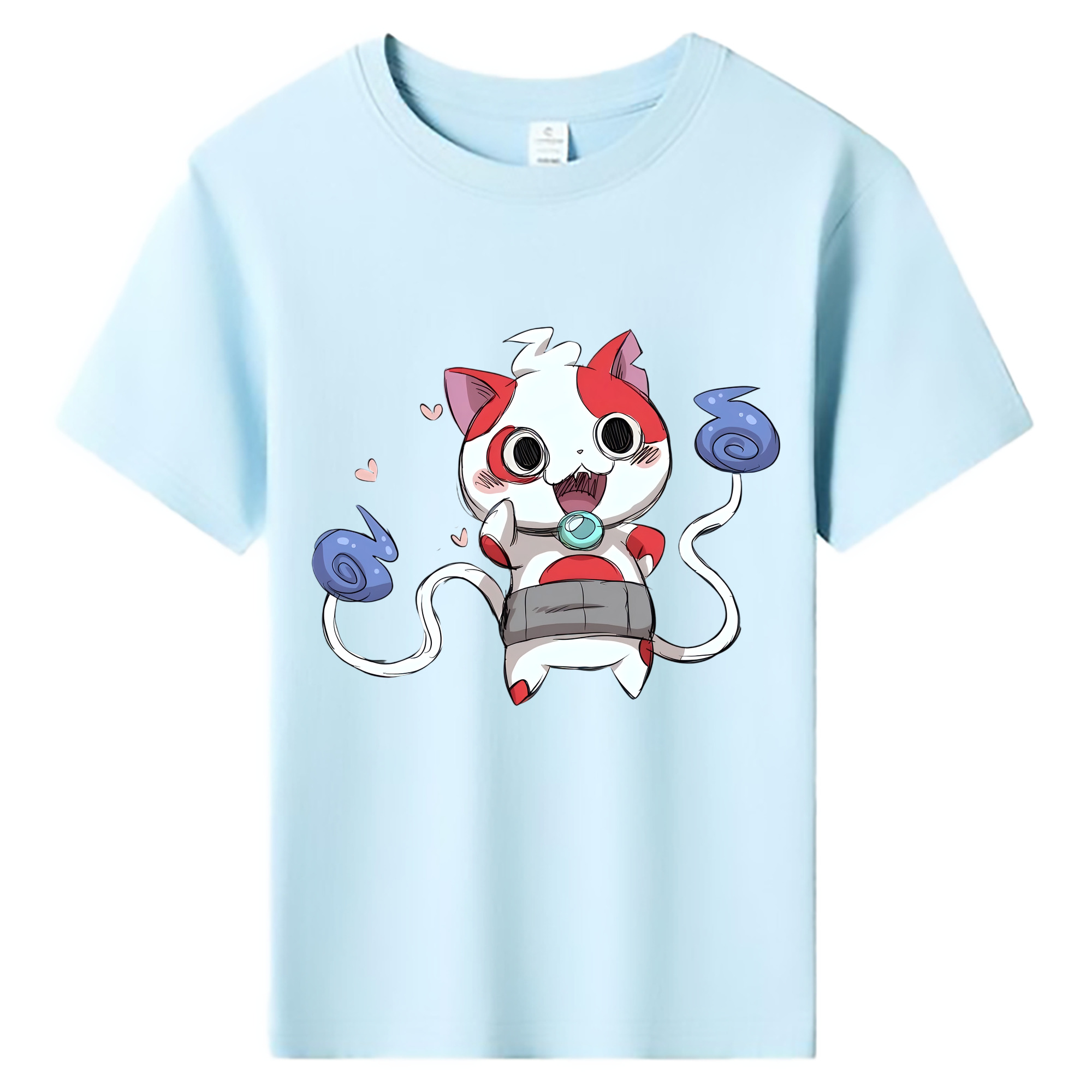 （画像用） 妖怪ウォッチ Yo-kai Watch 綿100％キッズTシャツ（フロントプリント）
